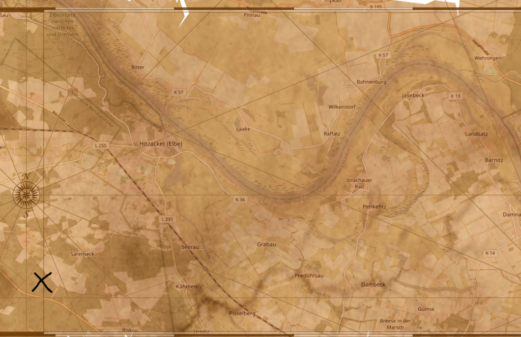 Schatzkarte Geo-Rätsel